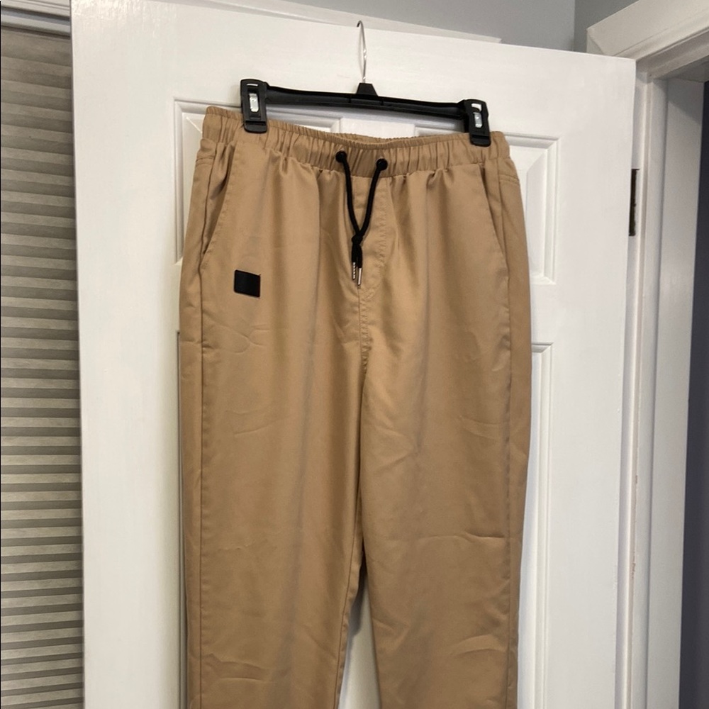 Men’s Shein Joggers Tan size medium